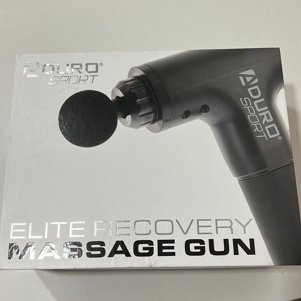 Brand new massage gun. Never been open, in package